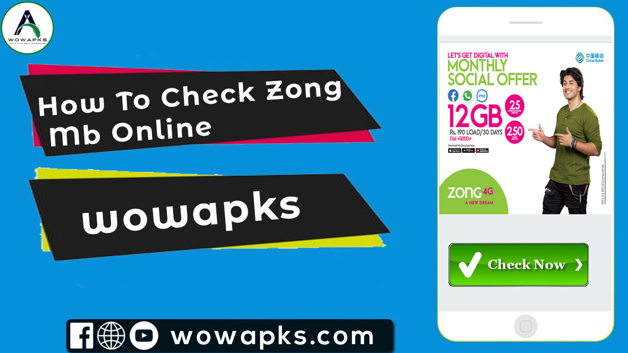 How To Check Zong Mb Online
