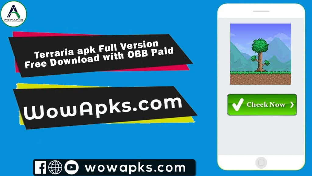 Terraria apk Full Version Free Download with OBB Paid