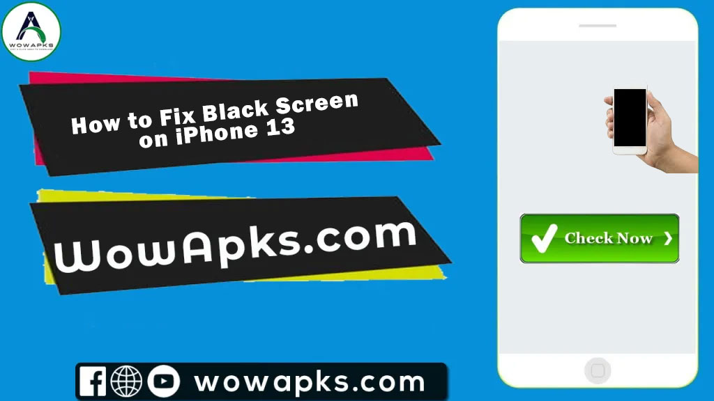 How to Fix Black Screen on iPhone 13