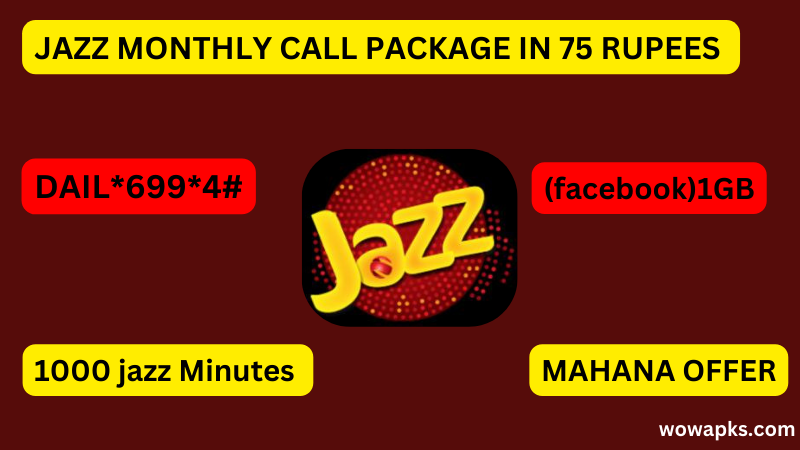  Jazz Monthly Call Package