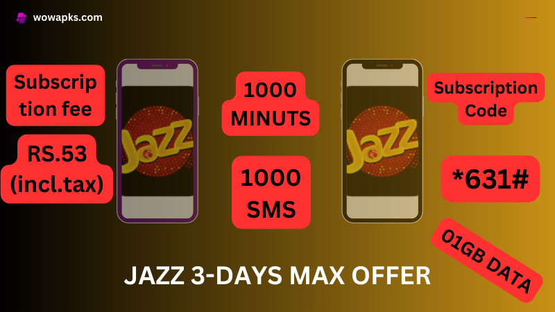 Jazz 3 Day Max Offer