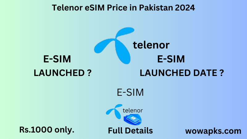 Telenor eSIM Price in Pakistan